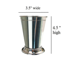 Load image into Gallery viewer, Holder - Mint Julep Vase 4.5&quot; high - Silvery Pewter
