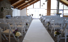 Load image into Gallery viewer, Aisle Decor - White Carpet Runner 25-feet long
