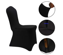 Load image into Gallery viewer, Chair Covers - Smooth Stretch - Black
