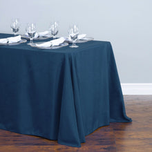 Load image into Gallery viewer, Tablecloth - Rect 8ft Poly - Navy Blue
