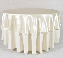 Load image into Gallery viewer, Overlay - Round 90&quot; Satin - Ivory
