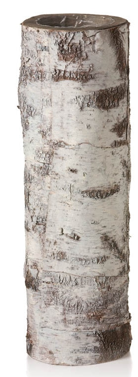 Centerpiece holder low - Birch Bark Vase