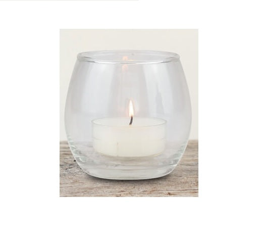 Candle Holders - Roly Polys - Box of 36 with clear-cup tealights