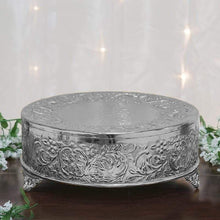 Load image into Gallery viewer, Cake Stand - SILVER Round 18 inch
