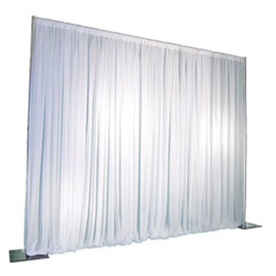 Backdrop TALL - White Sheers - up to 16'H x 14'W