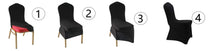 Load image into Gallery viewer, Chair Covers - Ruched - Black
