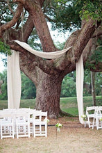 Load image into Gallery viewer, Drape Panels - Sheer IVORY - 40 foot length
