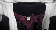 Load image into Gallery viewer, Chair Covers - Ruched - Black
