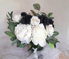 Load image into Gallery viewer, Faux florals - Bride Bouquet - Moody Black
