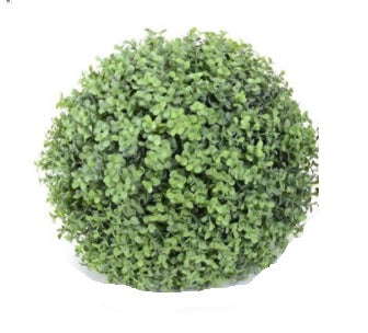 Faux Florals - Accent - Boxwood Greenery Ball Light Green 12-inch