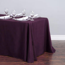 Load image into Gallery viewer, Tablecloth - Rect 8ft Poly - Eggplant
