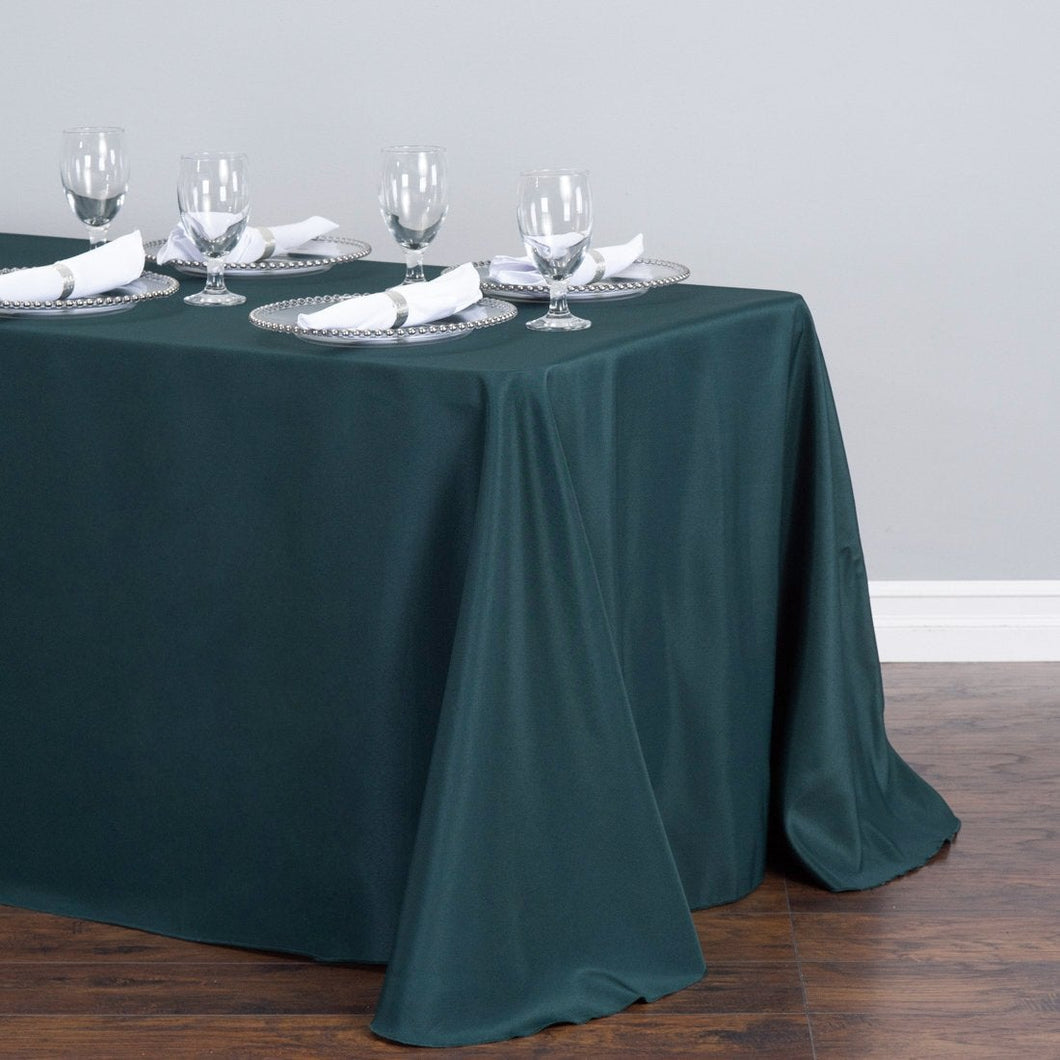 Tablecloth - Rect 6ft Poly - Hunter Green