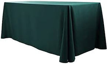 Load image into Gallery viewer, Tablecloth - Rect 6ft Poly - Hunter Green
