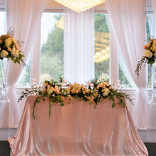 Load image into Gallery viewer, Tablecloth - Rect 8ft Satin - Champagne Blush
