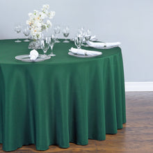 Load image into Gallery viewer, Tablecloth - Round 120&quot; Smooth Poly - Hunter Green

