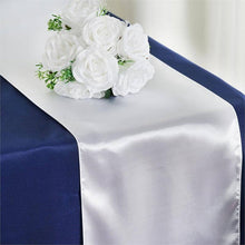 Load image into Gallery viewer, Runner - Satin - Wedding White
