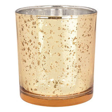 Load image into Gallery viewer, Candle Holders - Gold Mercury - Box of 12 with 8-hr tealight
